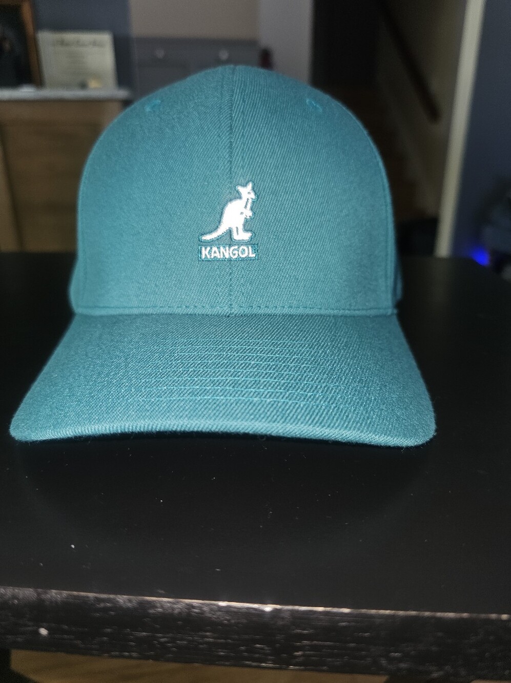 Kangol Teal Green Structured Logo Cap